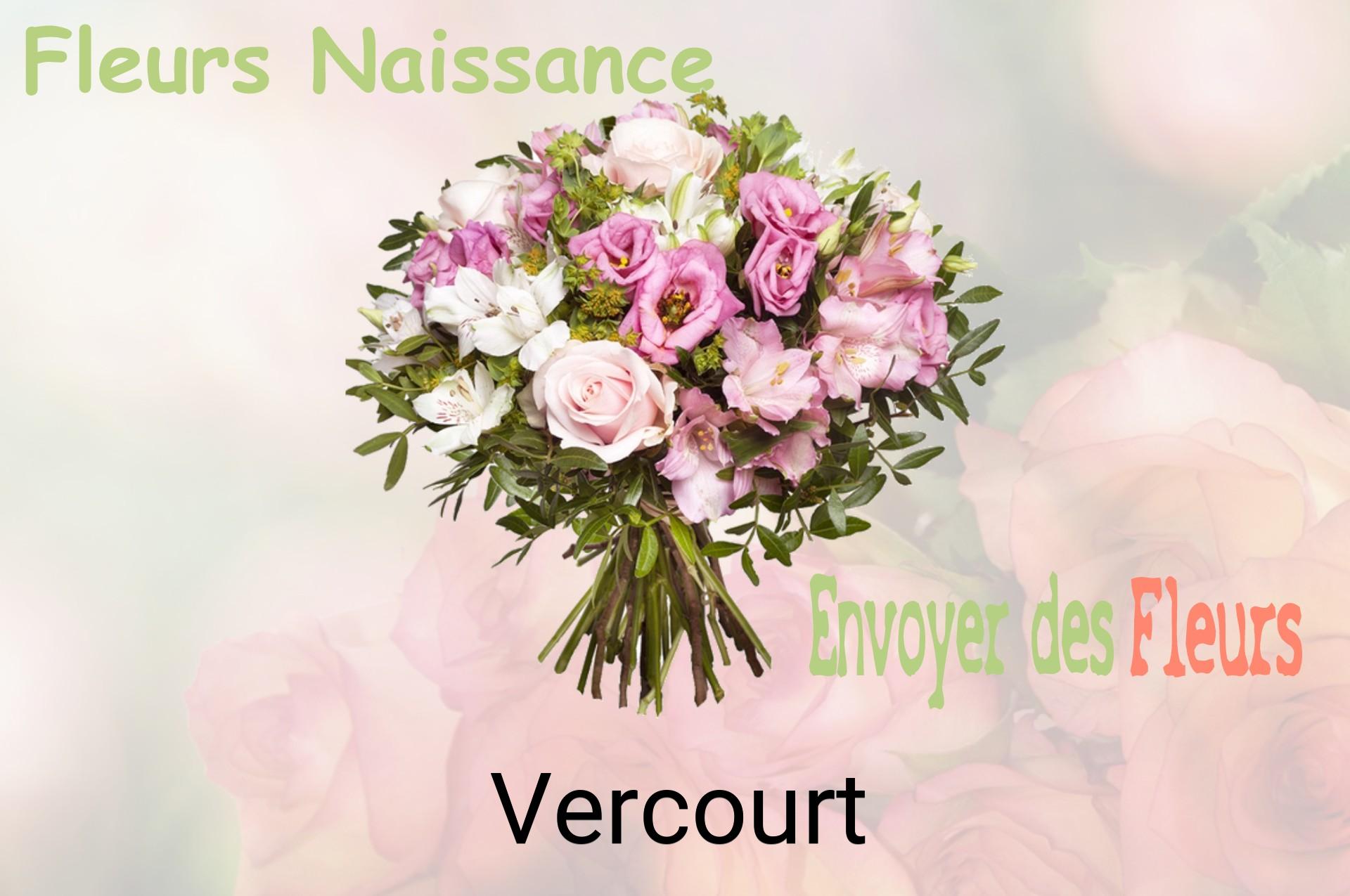 Bouquet de fleurs de naissance livré à Vercourt
